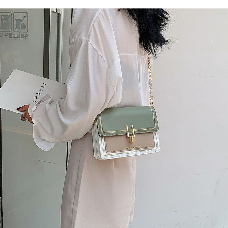 Ins Internet Celebrity Women's Wide Strap Crossbody Bag